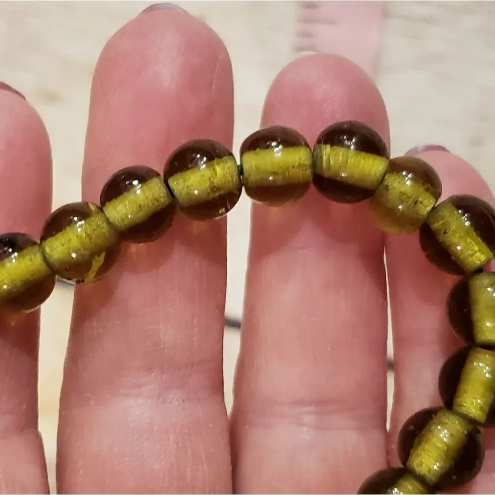3 for $25 Elizabeth Erica Green Beaded Bracelet